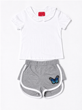 Grey Butterfly Outfit