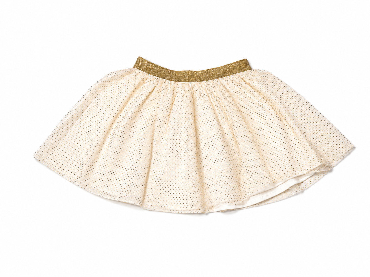 Golden Polka-Dot skirt