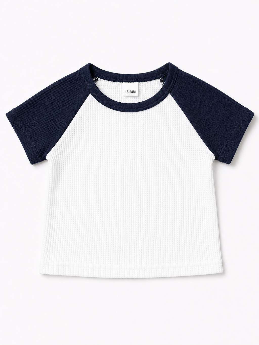 Navy and White Short Set