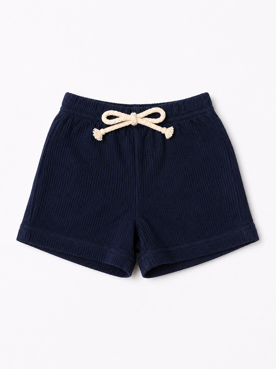Navy and White Short Set