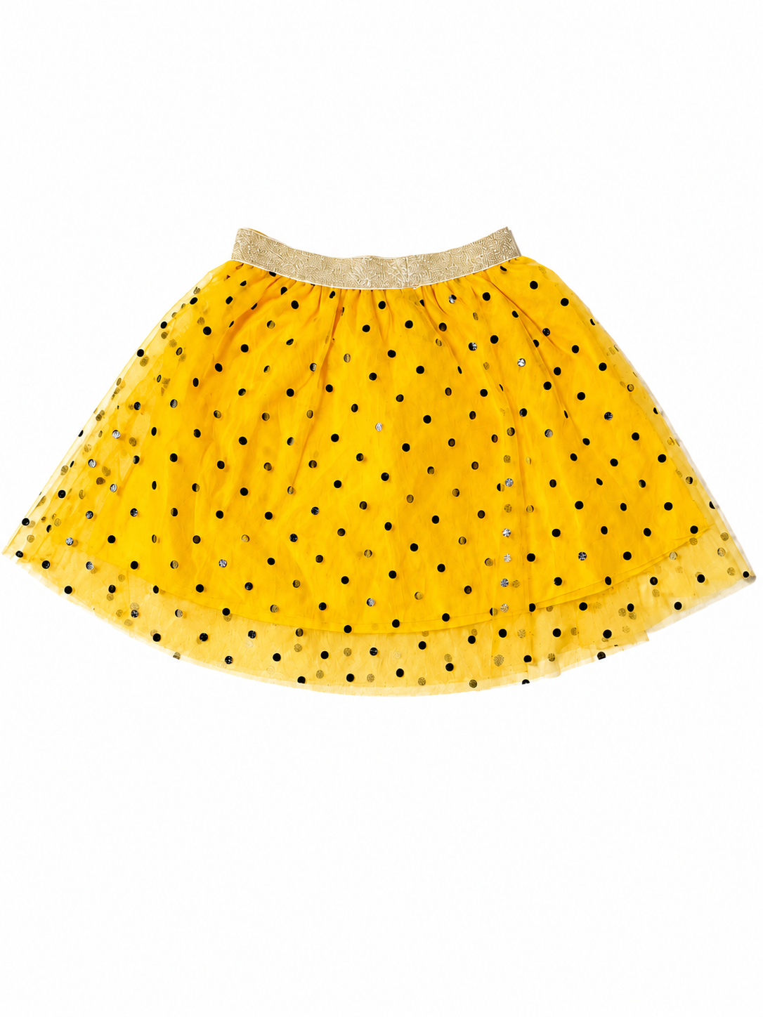 Yellow Polka-Dot skirt
