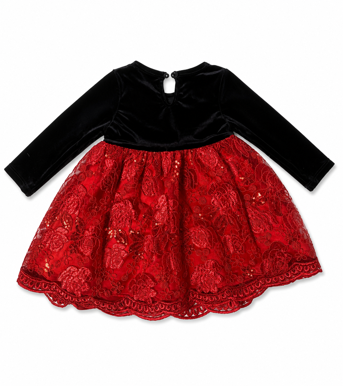 Scarlet Elegance Dress
