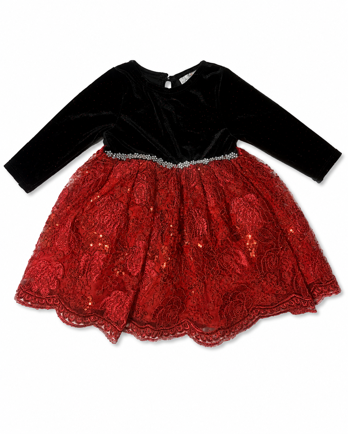 Scarlet Elegance Dress