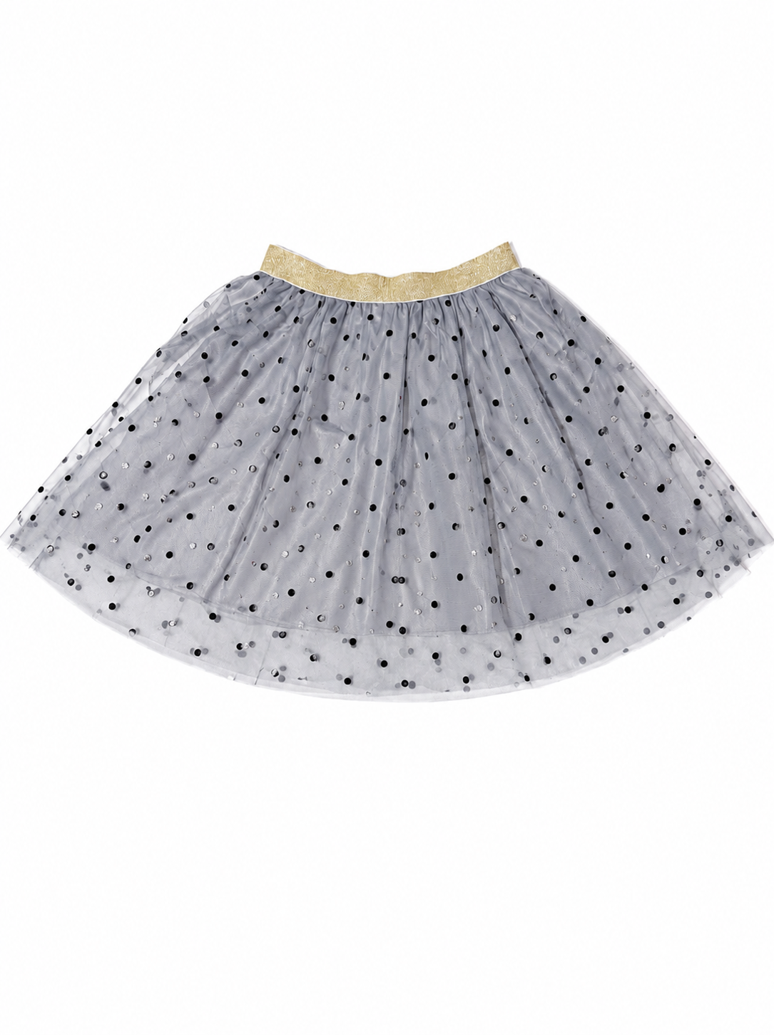 Gray Polka-Dot skirt