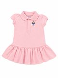 Blush Blossom Polo Dress