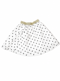 White Polka-Dot skirt